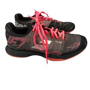 Babolat Jet Mach II AC Athletic Sneaker Women Sz 8 Black Lace Up 31S19630